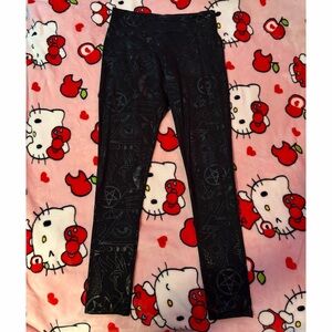 Killstar Occult Pattern Leggings size M